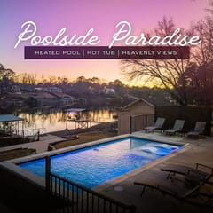 7 Bedroom Lakefront w/ Heated Pool & Hot Tub - Holiday Home