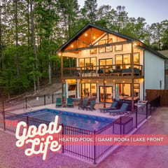 Lakefront | Pool • Hot Tub • Game Room • Dock