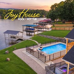 Lakefront Home with Pool, Hot Tub & Private Dock