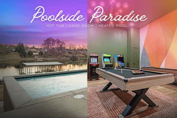 7 Bedroom Lakefront w/ Heated Pool & Hot Tub - Holiday Home - Image 1