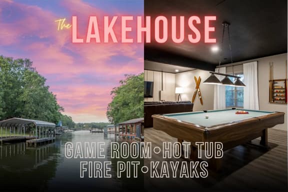 Lakefront | Hot Tub • Game Room • Kayaks - Image 1