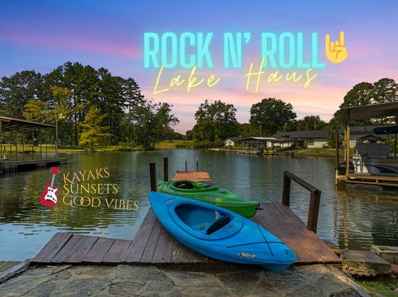 Rock N’ Roll Lake Haus | Lakefront, Kayaks, Decks - Holiday Home - Image 1