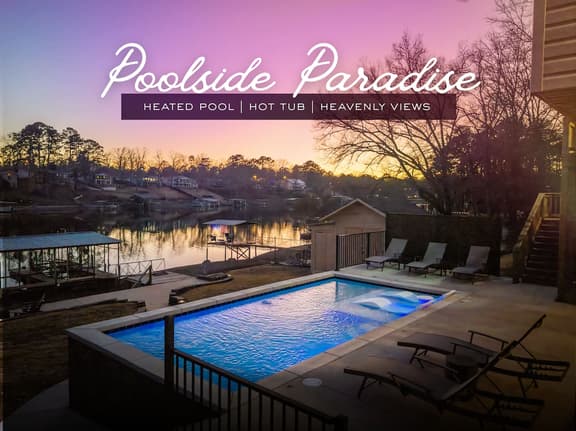 7 Bedroom Lakefront w/ Heated Pool & Hot Tub - Holiday Home - Image 1